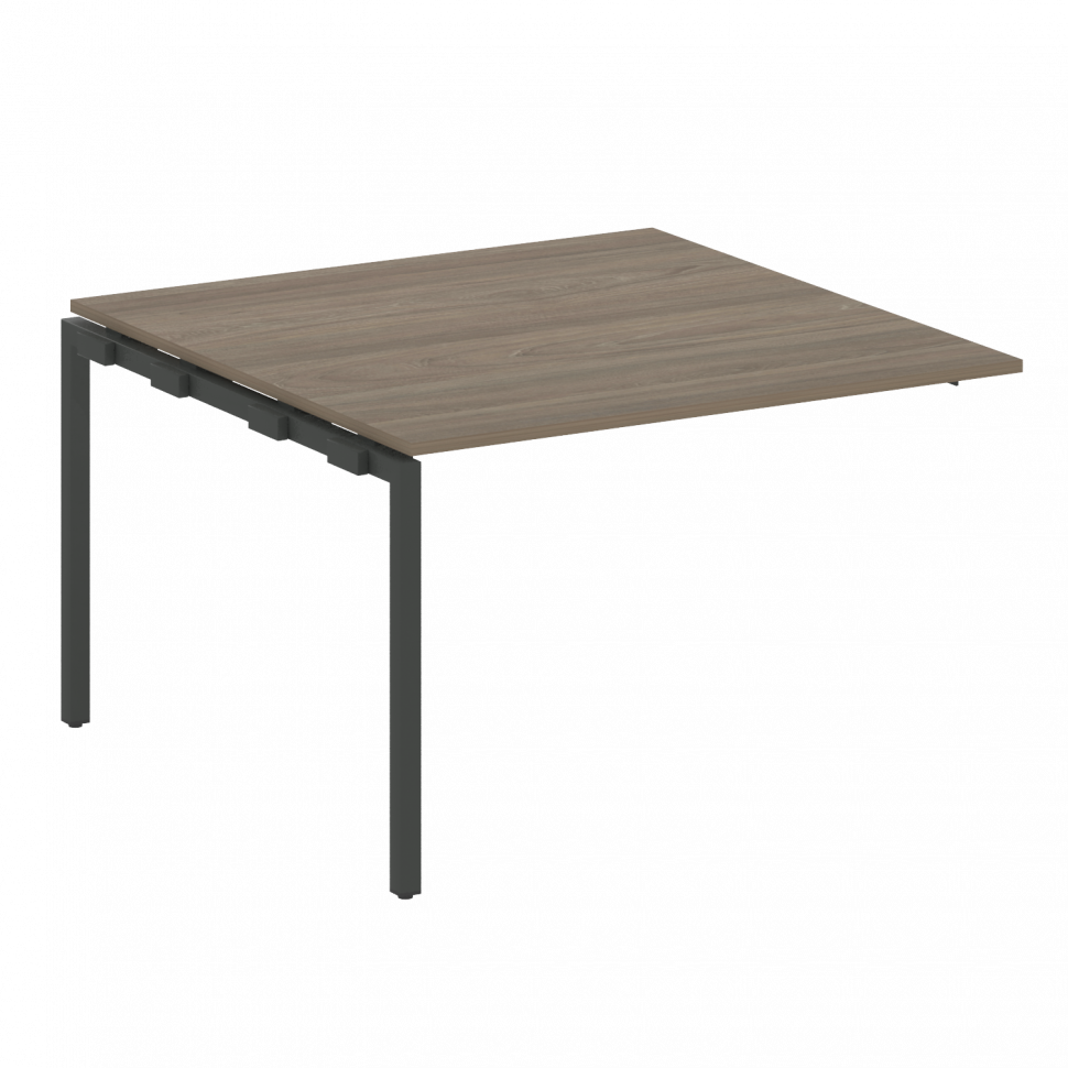 Metal System Quattro Проходной элемент перег. стола на П-образном м/к 40БП.ППРГ-2 Вяз Благородный/Ме