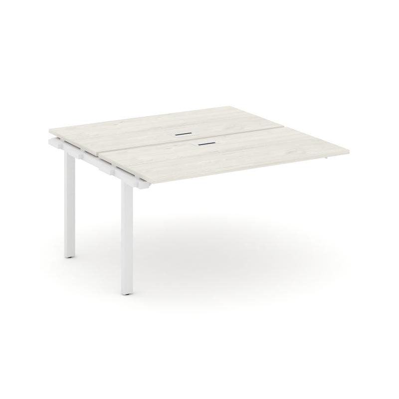 Style Project Проходной наб. элем. SN-59P.DNRS-014 Дуб Наварра/Металл Белый/Белый Заглушка 1580*1432