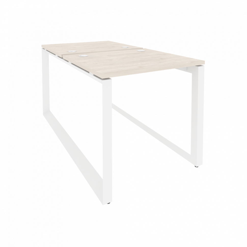 Onix Рабочая станция на О-образном м/к O.MO-D.RS-2.0.7 Денвер Светлый/Металл Белый 780*1475*750