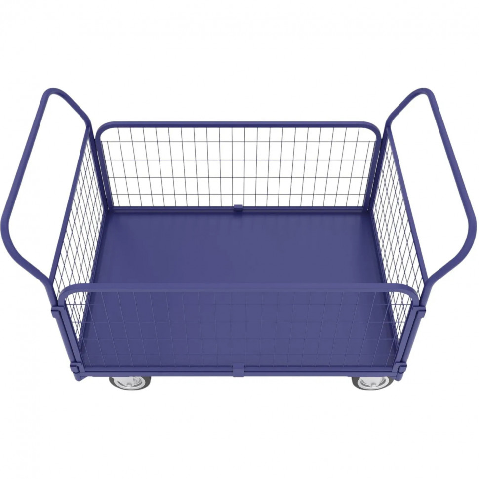 Тележка платформенная с сетчатыми бортами ТС 5 (700х1200)  колеса d 160