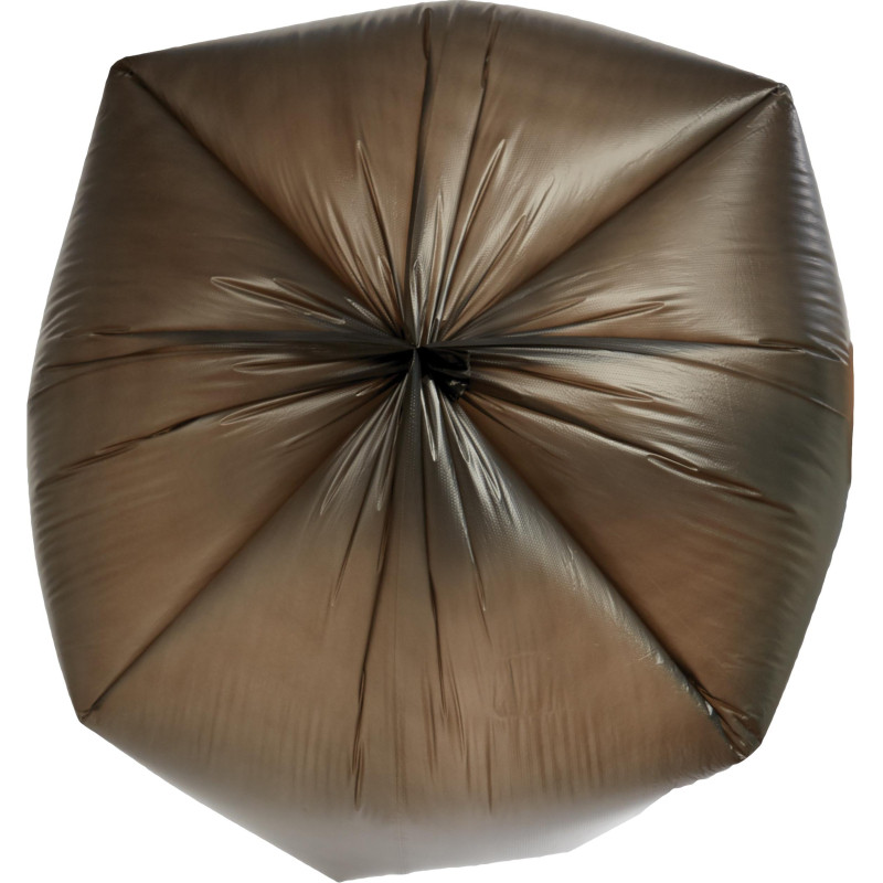 Мешки для мусора ПНД 120л 20мкм 20шт/рул черные 70x100см Amigo с ручками