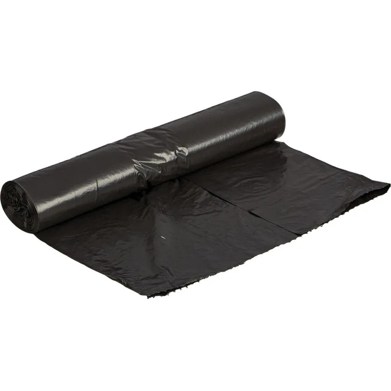 Мешки для мусора ПВД 50л 35мкм 25шт/рул черные 50х70см Комус_СПБ