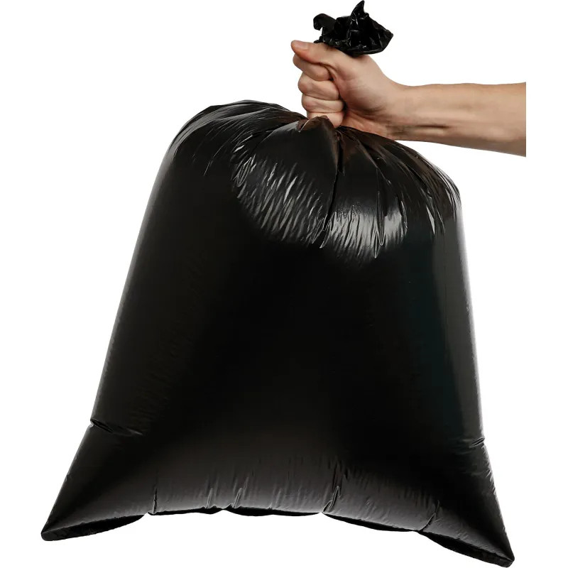 Мешки для мусора ПВД 50л 35мкм 25шт/рул черные 50х70см Комус_СПБ