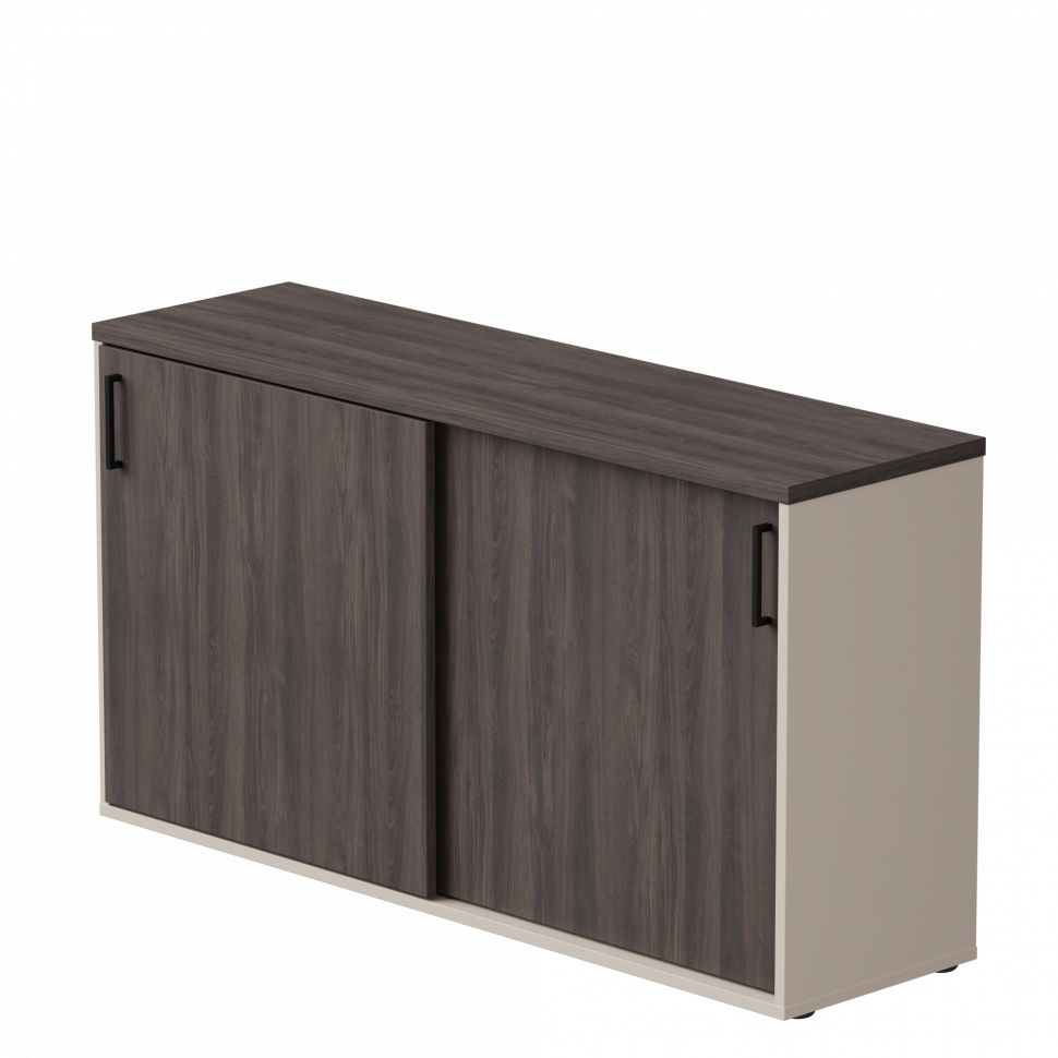 Шкаф-купе низкий Everprof EVO (ЭВО) 1374х385х755 Кашемир/Дуб Пасадена