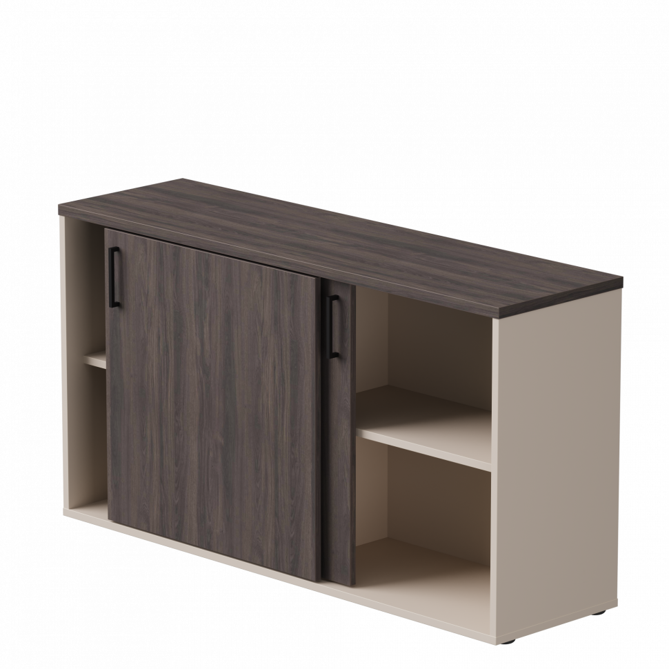 Шкаф-купе низкий Everprof EVO (ЭВО) 1374х385х755 Кашемир/Дуб Пасадена