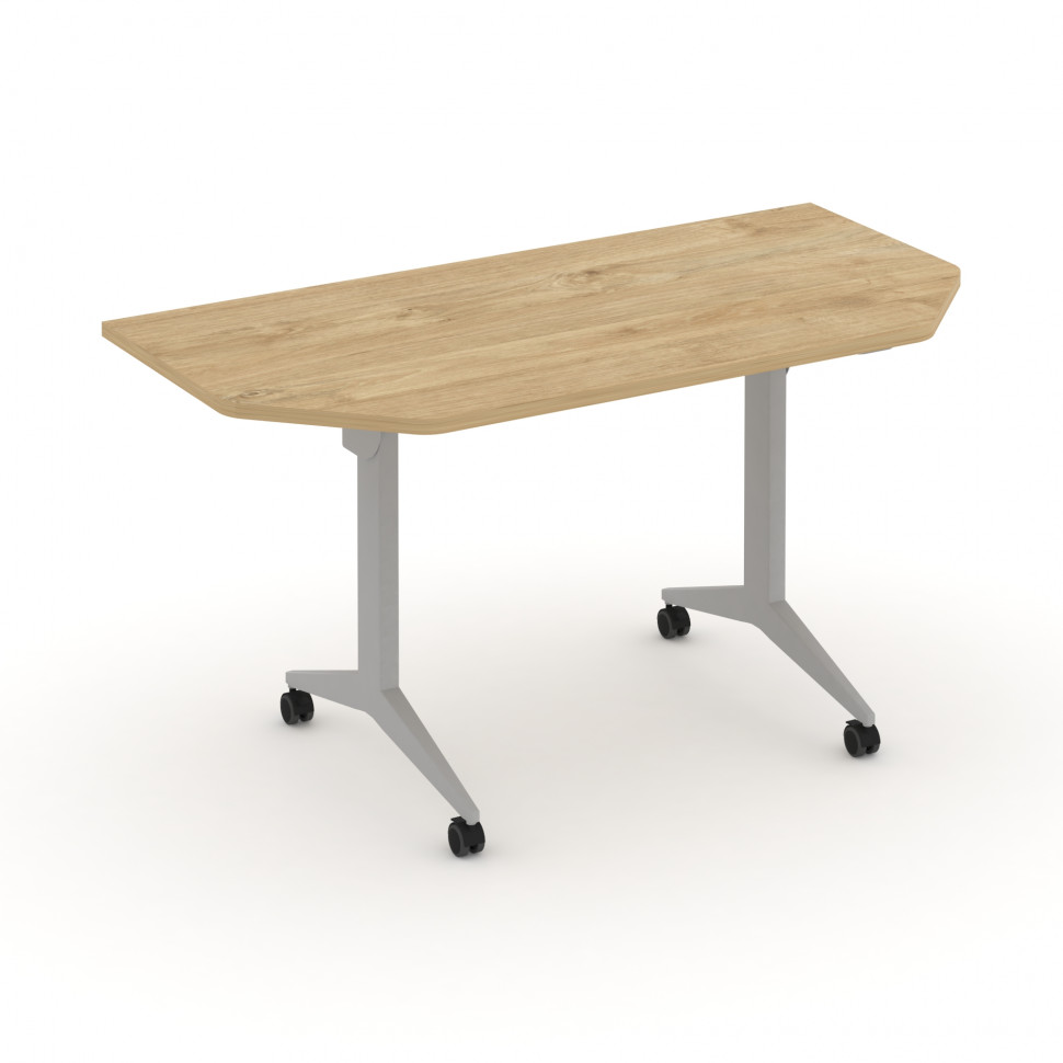 X-Pull Стол складной мобильный X.M-7.T1 Тиквуд Светлый/Металл Серый 1440*720*753