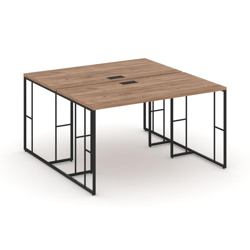 Rift Рабочая станция RF.DRS-012 Дуб Табак/Металл Черный 1180*1432*750