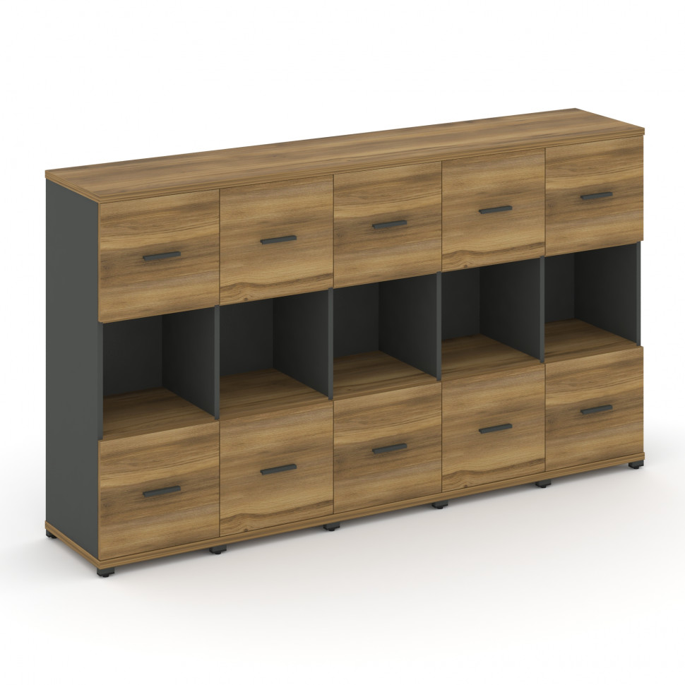 Concept Шкаф 5 узких секций, 3 ниши CN.STU-355 A Сандал Янтарный/Антрацит/Металл Антрацит 2084*420*1 Concept Шкаф 5 узких секций, 3 ниши CN.STU-355 A Сандал Янтарный/Антрацит/Металл Антрацит 2084*420*1