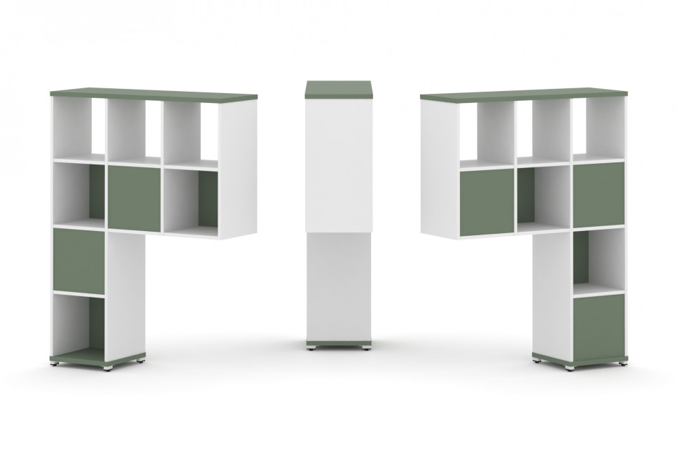 Concept Надставка высокая CN.DNV-003 Кобо/Белый Бриллиант/Металл Белый 1099*350*1486