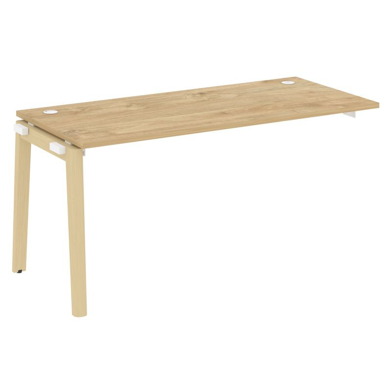 Onix Wood Наборный эл. раб. станции OW.1.NRS-4.7 Тиквуд Светлый/Дуб Светлый/Металл Белый 1580*720*75