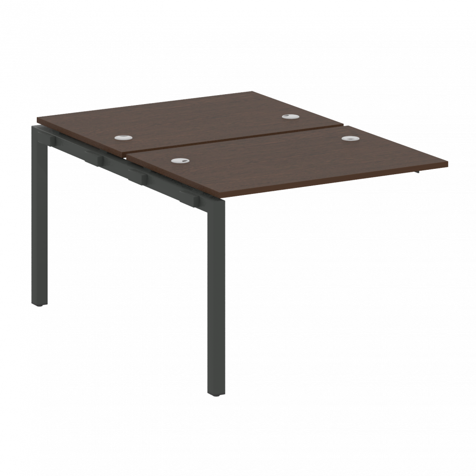 Metal System Quattro Проходной элемент рабочей станции на П-образном м/к 50БП.ПРС-СП-2.1 Венге Цаво/ Metal System Quattro Проходной элемент рабочей станции на П-образном м/к 50БП.ПРС-СП-2.1 Венге Цаво/