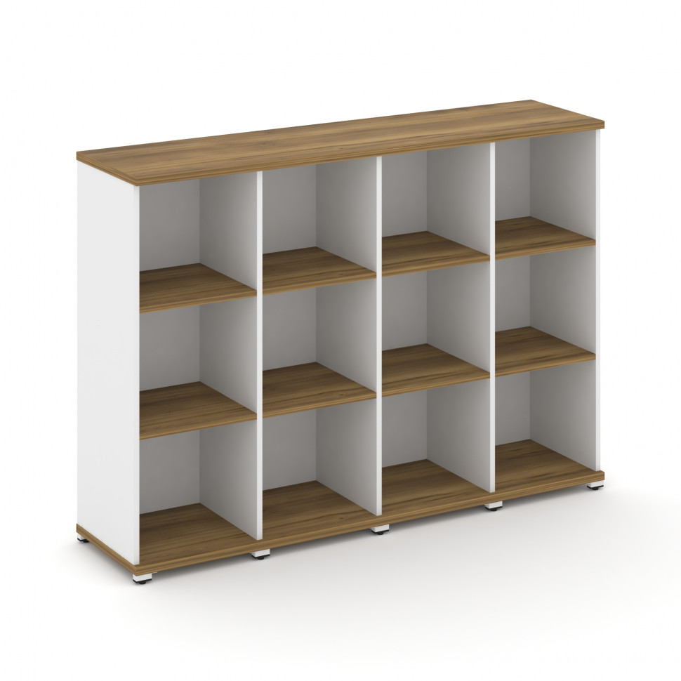 Concept Стеллаж 4 узкие секции, 3 ниши CN.STU-340 Сандал Янтарный/Белый Бриллиант/Металл Белый 1668* Concept Стеллаж 4 узкие секции, 3 ниши CN.STU-340 Сандал Янтарный/Белый Бриллиант/Металл Белый 1668*