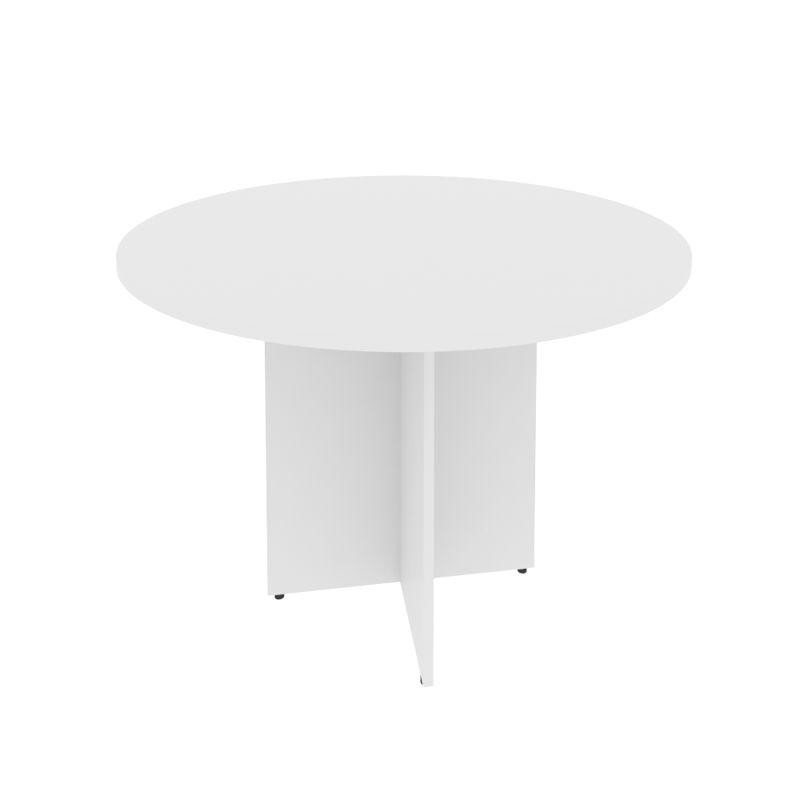 Riva Стол переговорный А.ПРГ-1 Белый D=1100*750 Riva Стол переговорный А.ПРГ-1 Белый D=1100*750