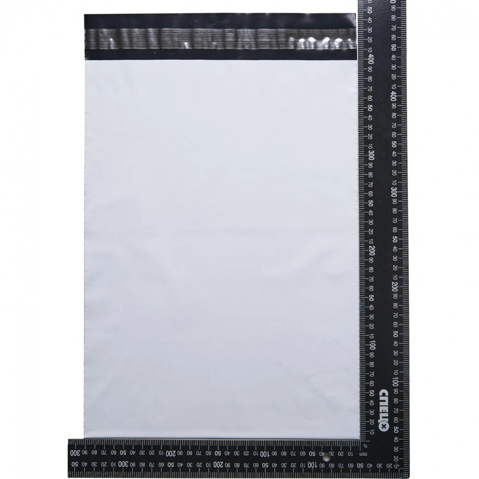 Курьер-пакет без печати, без кармана,300x400+40, 50 мкм (100 шт/уп)