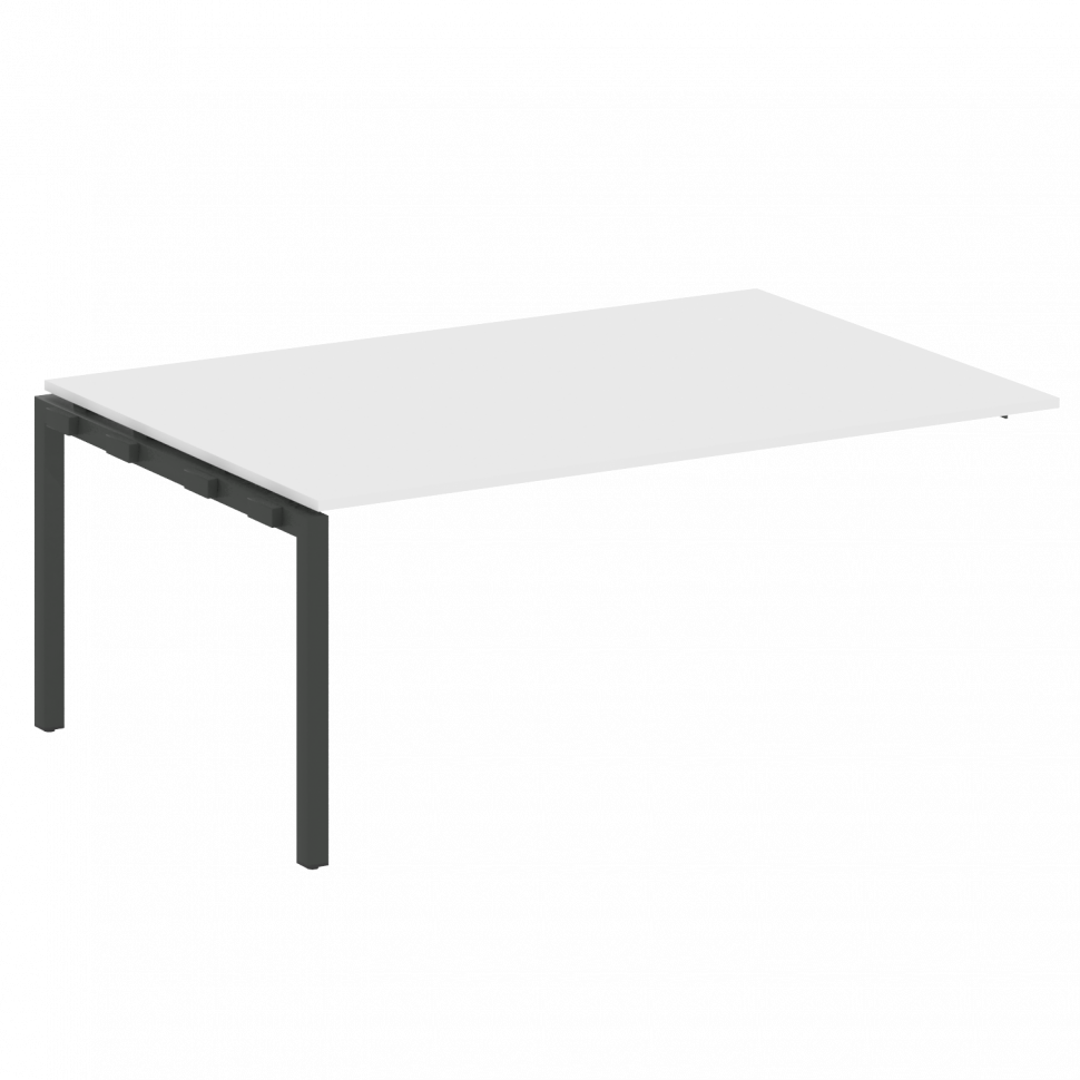 Metal System Quattro Проходной элемент перег. стола на П-образном м/к 50БП.ППРГ-5 Белый/Металл Антра Metal System Quattro Проходной элемент перег. стола на П-образном м/к 50БП.ППРГ-5 Белый/Металл Антра