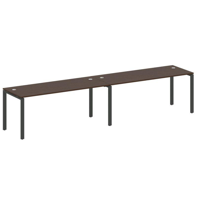 Metal System Рабочая станция на 2 места на П-образном м/к БП.СМ-2.5 Венге Цаво/Металл Антрацит 3600* Metal System Рабочая станция на 2 места на П-образном м/к БП.СМ-2.5 Венге Цаво/Металл Антрацит 3600*