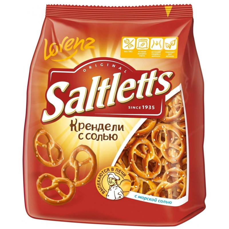 Крендельки Saltletts крендели с солью 150г