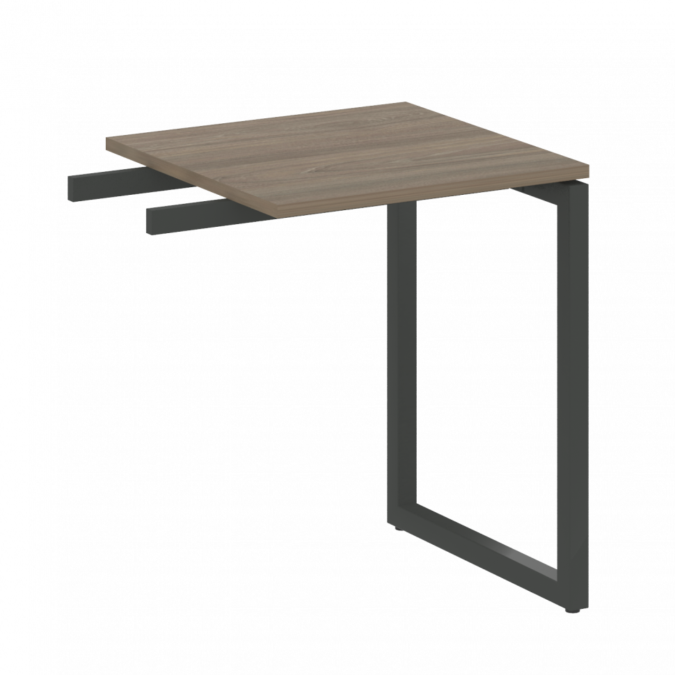 Metal System Quattro Приставной элемент на О-образном м/к 40БО.ПР-1 Вяз Благородный/Металл Антрацит Metal System Quattro Приставной элемент на О-образном м/к 40БО.ПР-1 Вяз Благородный/Металл Антрацит