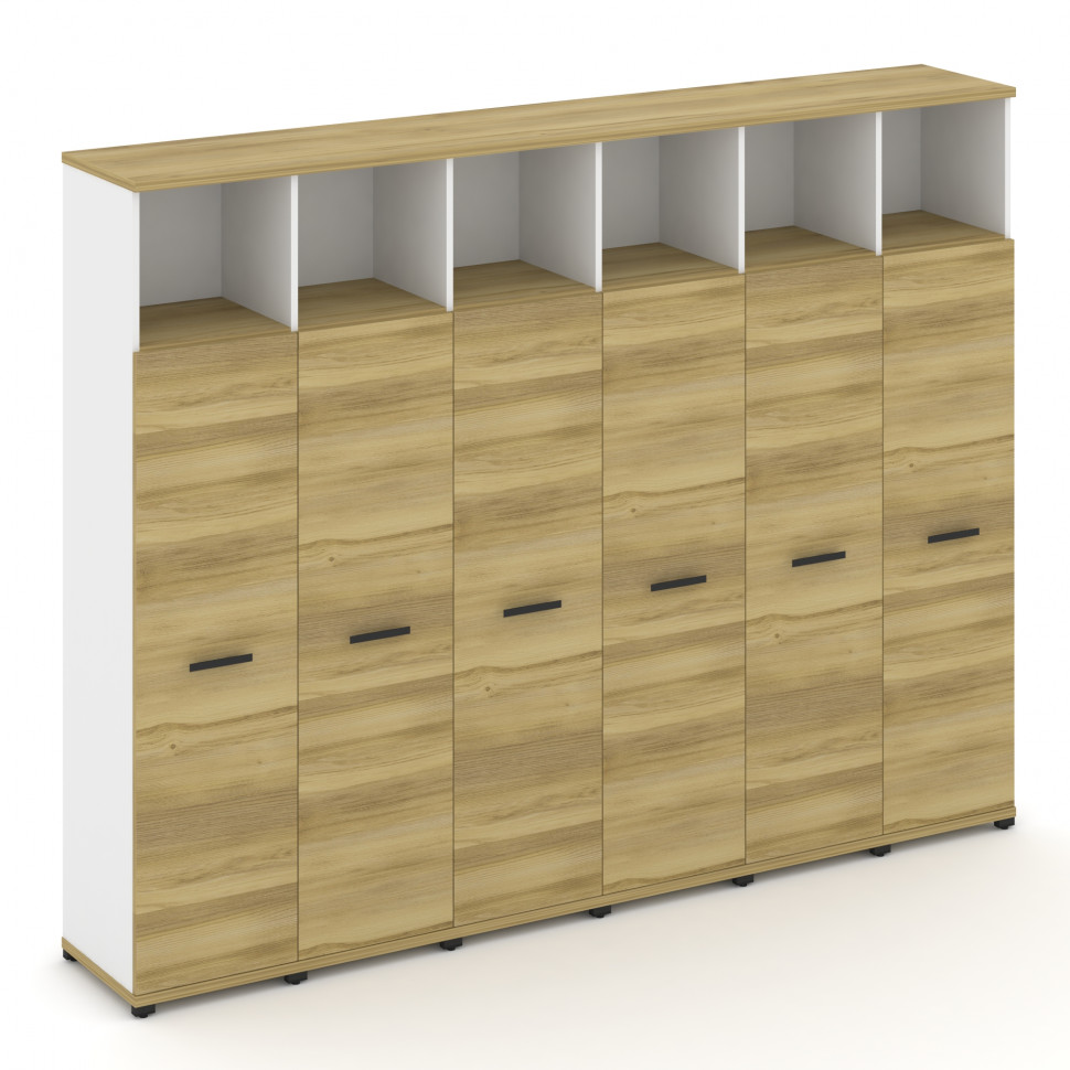 Concept Шкаф 6 узких секций, 5 ниш CN.STU-566 B Дуб Винченцо/Белый Бриллиант/Металл Черный 2500*420* Concept Шкаф 6 узких секций, 5 ниш CN.STU-566 B Дуб Винченцо/Белый Бриллиант/Металл Черный 2500*420*