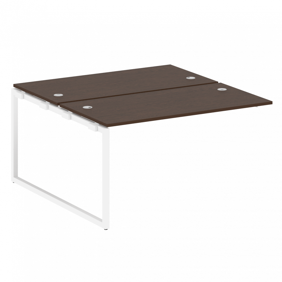 Metal System Quattro Проходной элемент рабочей станции на О-образном м/к 40БО.ПРС-СП-2.3 Венге Цаво/ Metal System Quattro Проходной элемент рабочей станции на О-образном м/к 40БО.ПРС-СП-2.3 Венге Цаво/