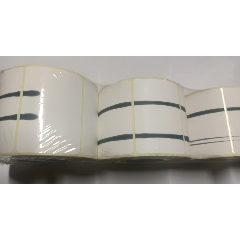 Термоэтикетки ЭКО 58х40, без печати, 700шт/рул, вт.40, 5рул/уп