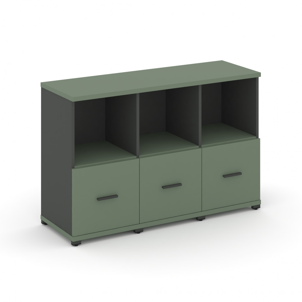 Concept Шкаф 3 узкие секции, 2 ниши CN.STU-231 A Кобо/Антрацит/Металл Антрацит 1252*420*818 Concept Шкаф 3 узкие секции, 2 ниши CN.STU-231 A Кобо/Антрацит/Металл Антрацит 1252*420*818