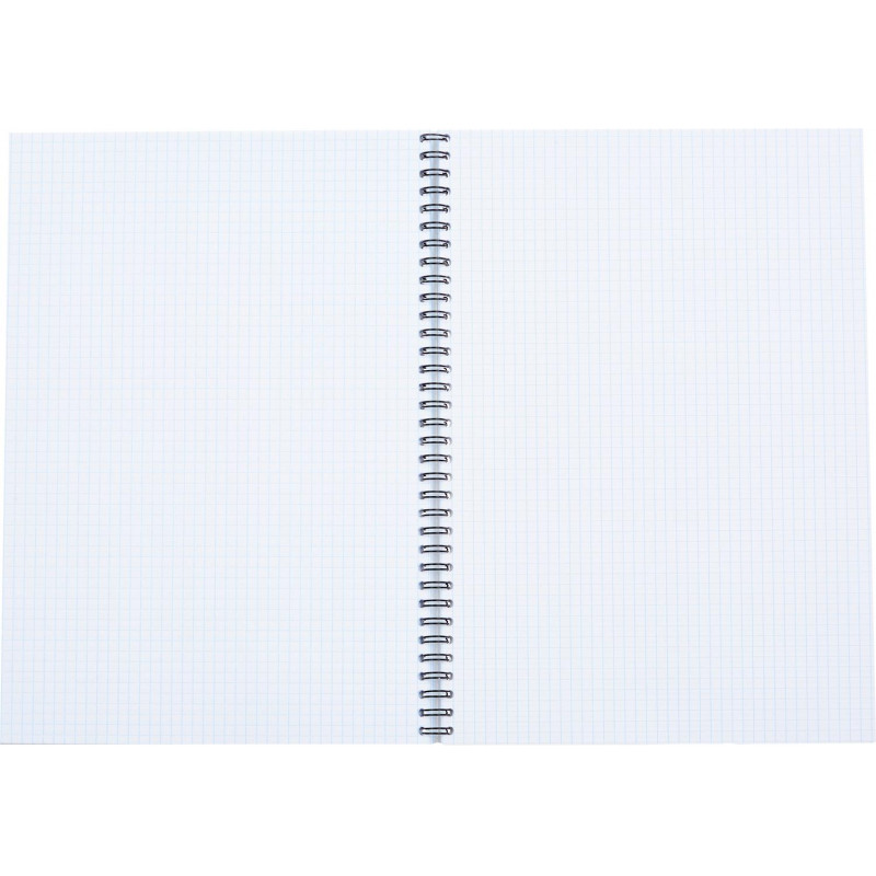 Бизнес-тетрадь А4,96л,кл,греб,ламин.обл. Attache Selection Fluid Серо-Голуб