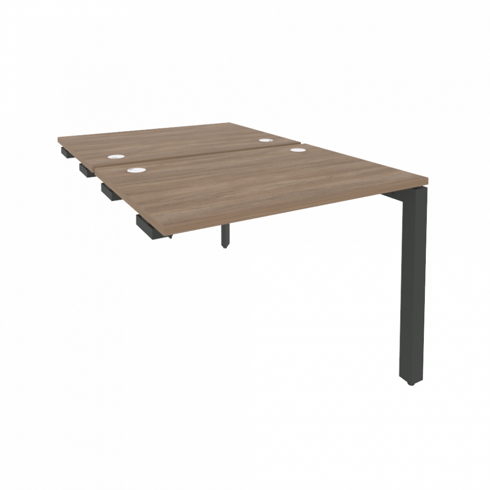 Onix Стол-приставка двойной на П-образном м/к к опорным элем. O.MP-D.SPR-1.7 Дуб Аризона/Металл Антр Onix Стол-приставка двойной на П-образном м/к к опорным элем. O.MP-D.SPR-1.7 Дуб Аризона/Металл Антр