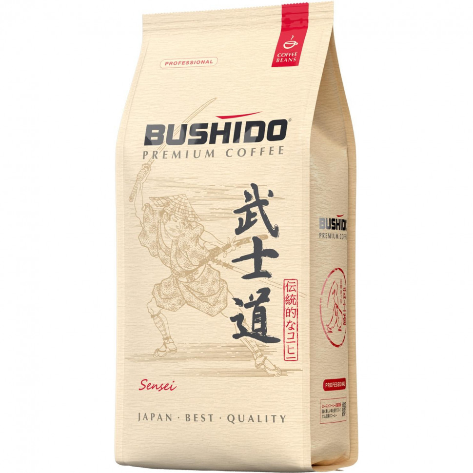 Кофе в зёрнах Bushido Sensei 1кг