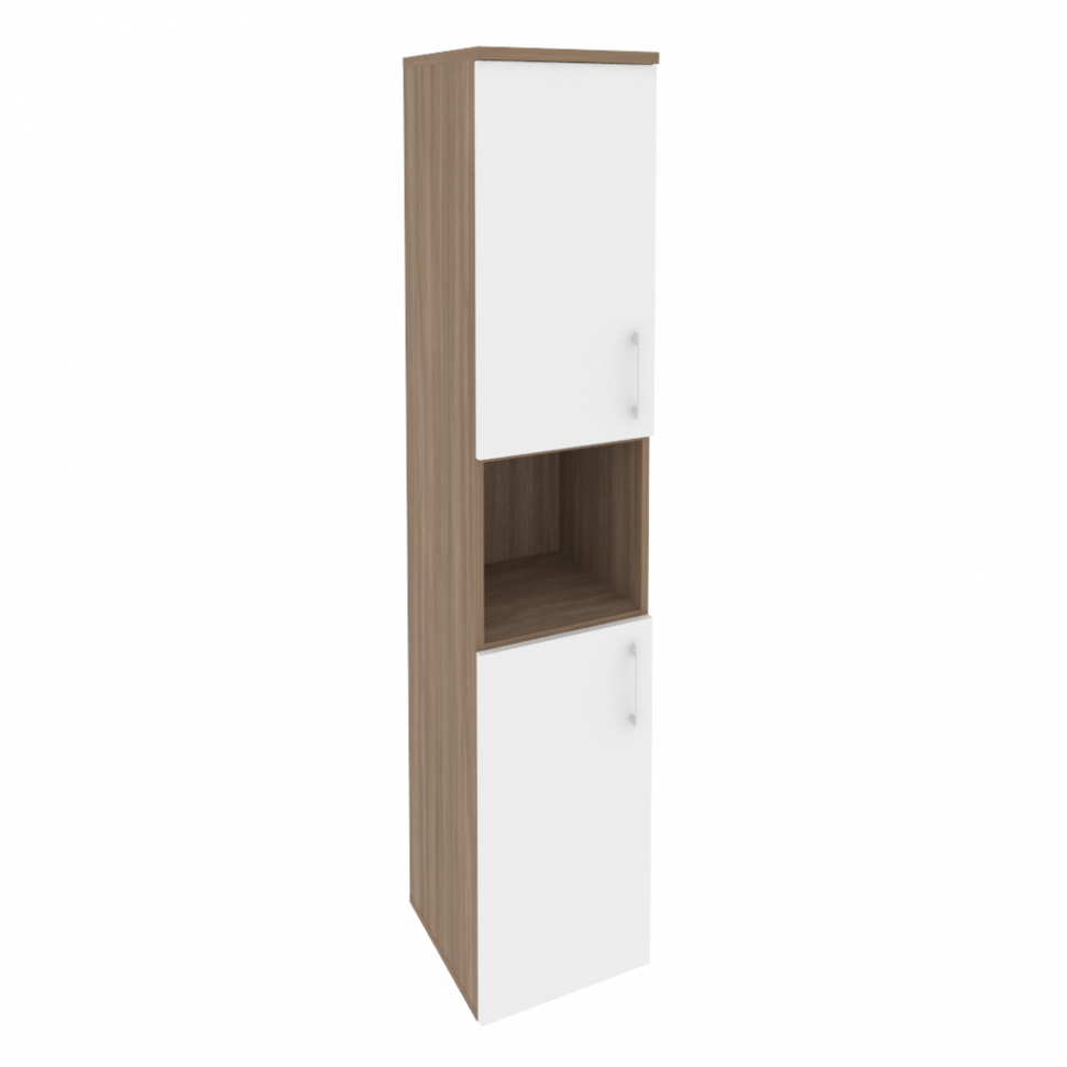Onix Шкаф высокий узкий левый O.SU-1.5 (L) Дуб Аризона/Белый Бриллиант 400*420*1977 Onix Шкаф высокий узкий левый O.SU-1.5 (L) Дуб Аризона/Белый Бриллиант 400*420*1977