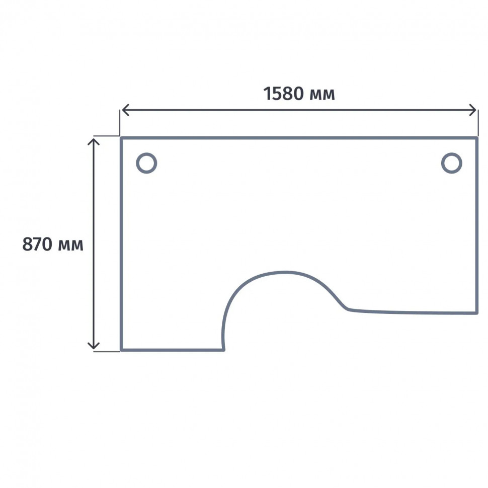 Стол эргономичный 0MX_EVO лев 254S014DY/GU 1580х670(870)x755 Дуб Соната/каш