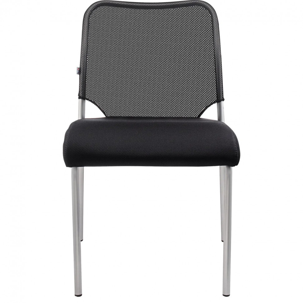 Стул UN_Amigo silver сиденье W/спинка T _ краска сетка ткань / черный