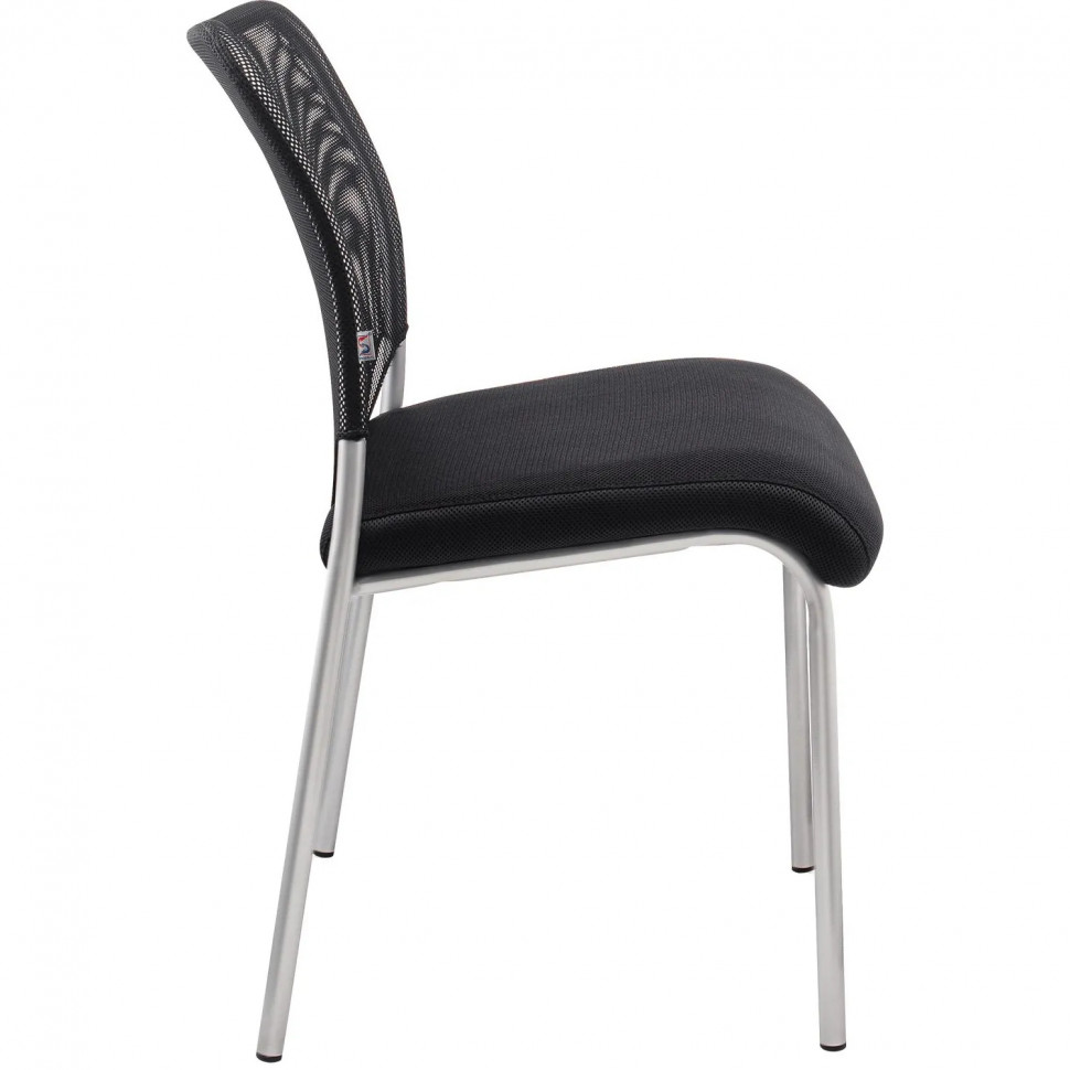 Стул UN_Amigo silver сиденье W/спинка T _ краска сетка ткань / черный