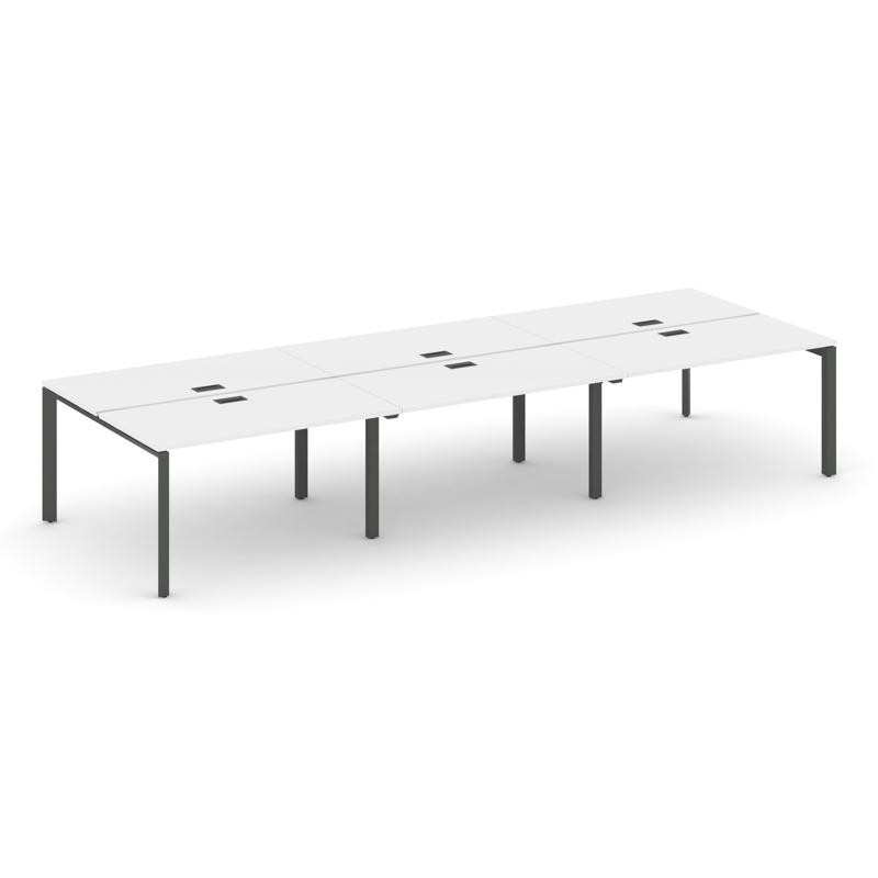 Style Project Рабочая станция двухсторонняя SN-59P.DRS-062 Белый/Металл Антрацит/Черный Заглушка 354