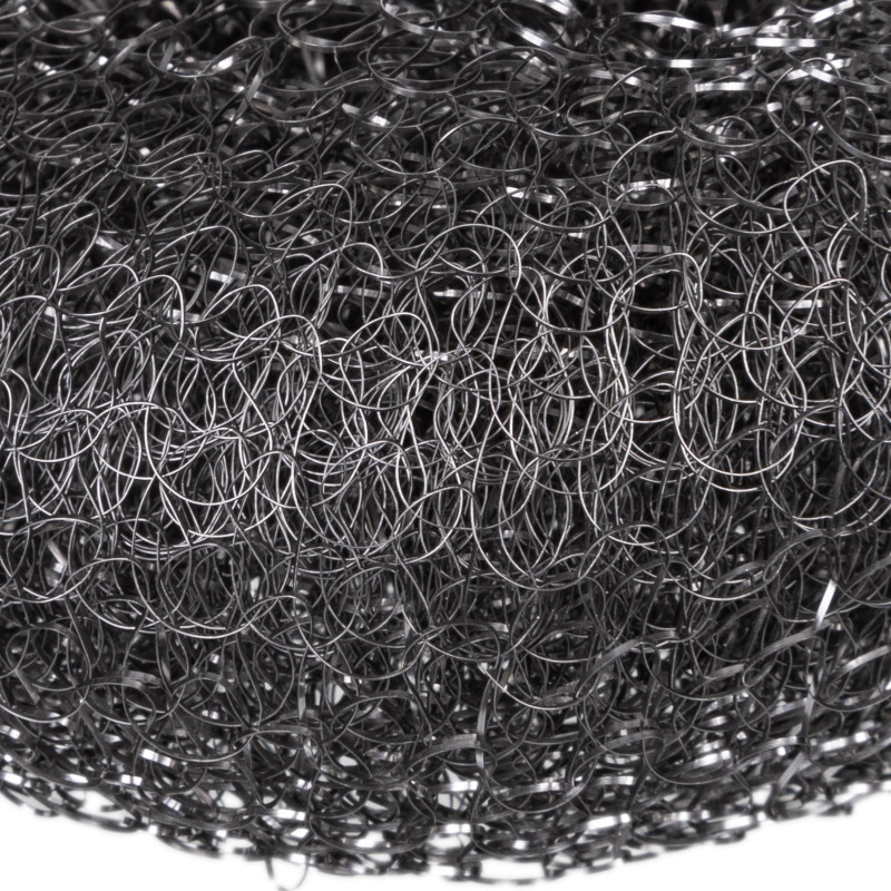 Губка-мочалка металлическая большая D=9,5см.,вес=34,8гр. PACLAN