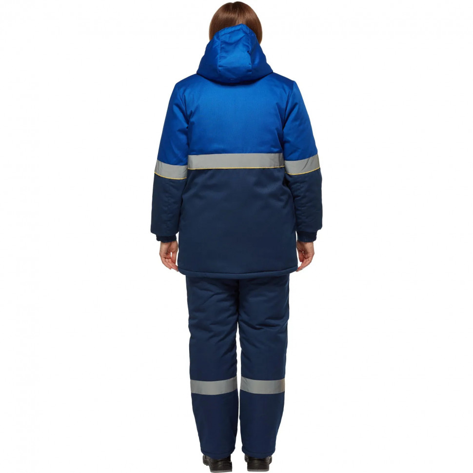Костюм зим жен (куртка,пк) з43 син/вас 96-100/158-164 (серия З)