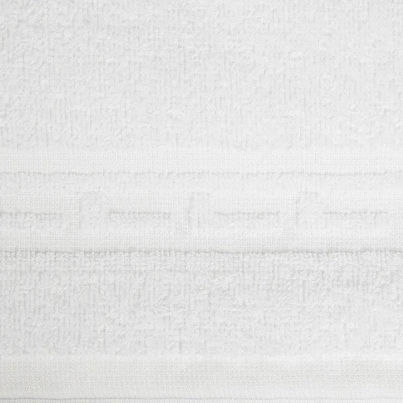 Набор полотенец махровых Luscan/бордюр 380г/м2, 30х50 белый, 10 шт/уп