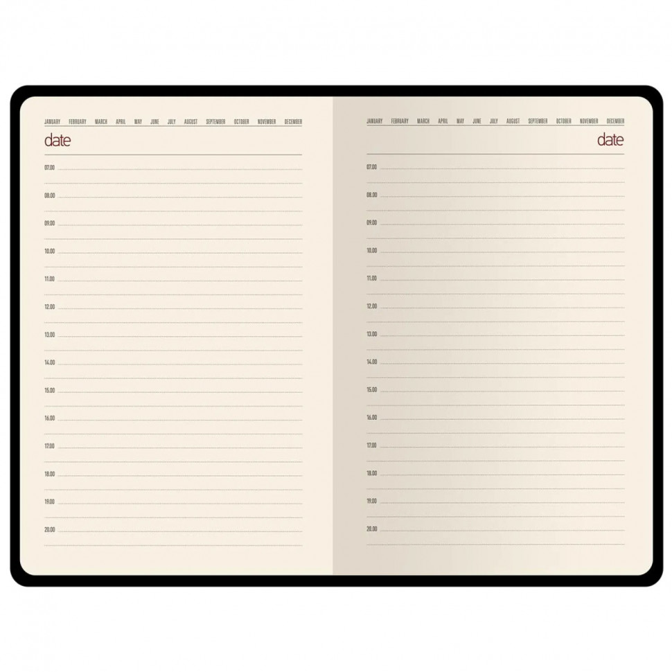 Ежедневник недатированный А5 Senate корич. 272 стр. 3-213/06