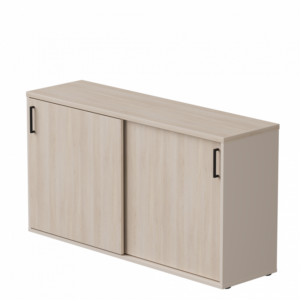 Шкаф-купе низкий Everprof EVO (ЭВО) 1374х385х755 Кашемир/Дуб Соната