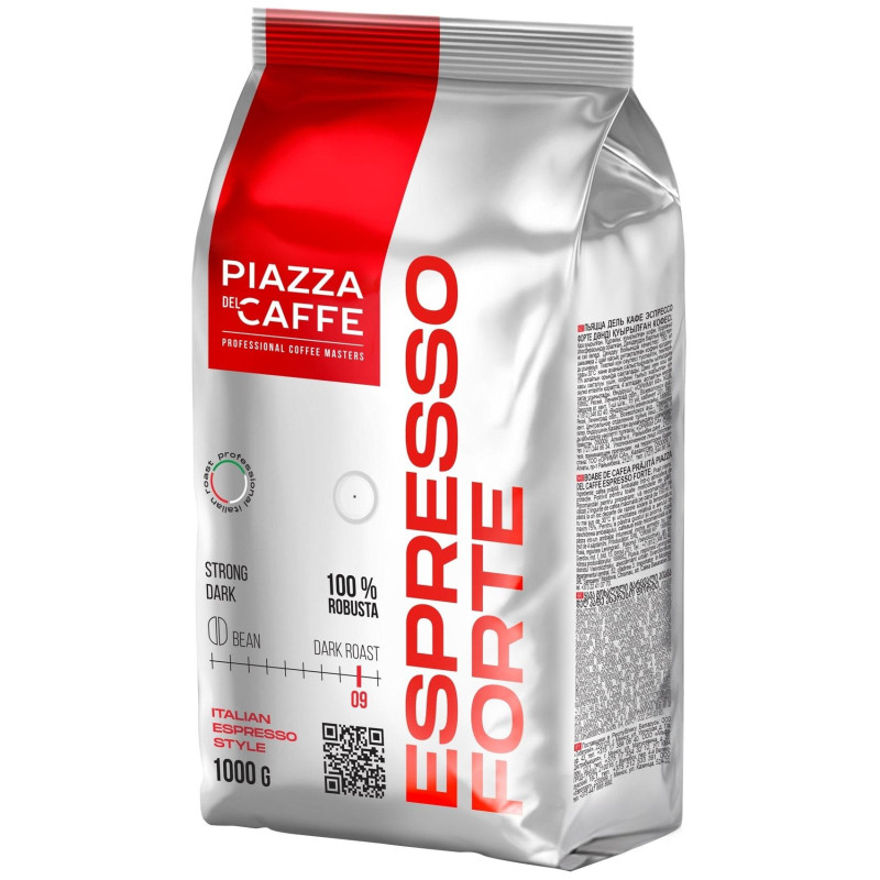 Кофе Piazza Del Caffe Espresso Forte в зернах, 1кг