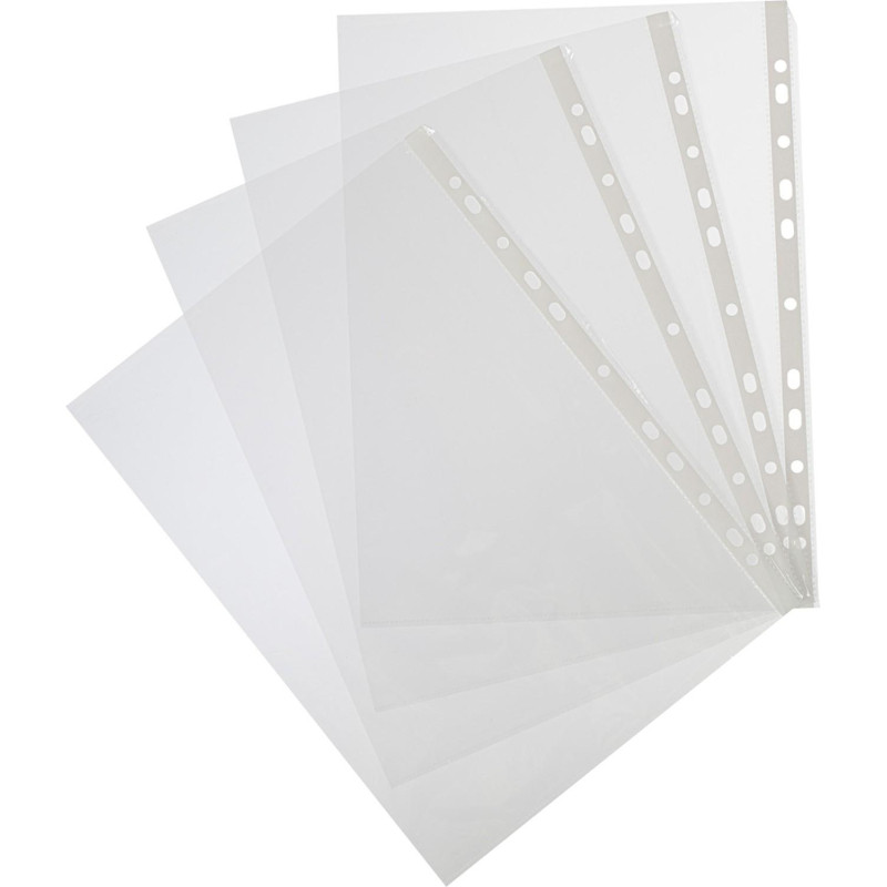 Файл-вкладыш  А4, 35мкм Attache, гладкий, 100шт/уп