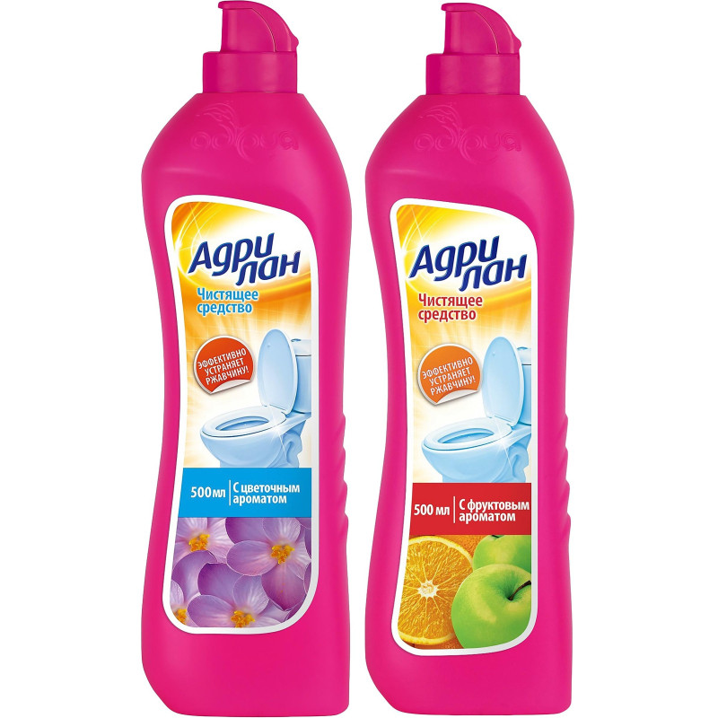 Средство для сантехники Адрилан 0,5 л (цветочный/фруктовый)_СПб, 259242