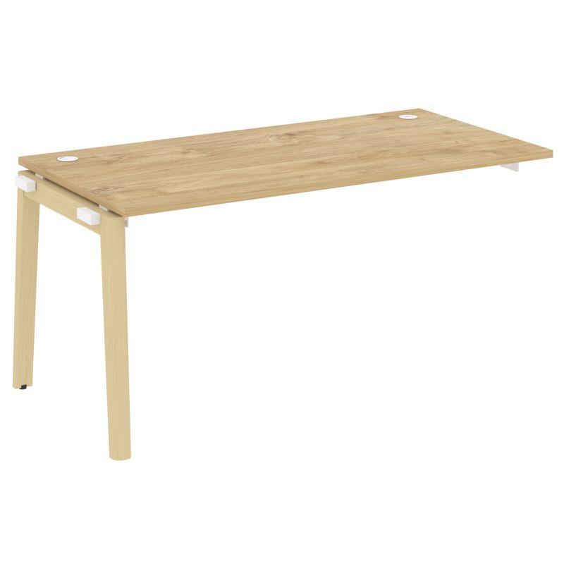 Onix Wood Наборный эл. раб. станции OW.1.NRS-4.8 Тиквуд Светлый/Дуб Светлый/Металл Белый 1580*800*75