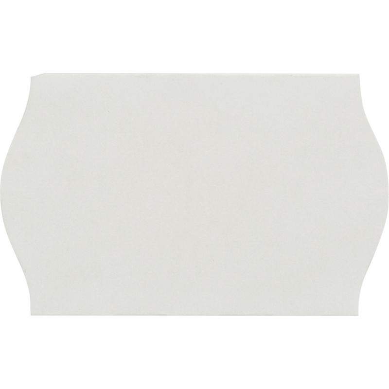 Этикет-лента 26х16 белая волна 1000шт/рул 10рул/уп