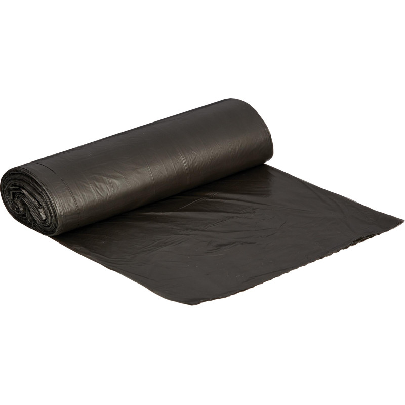 Мешки для мусора ПНД 60л 7мкм 20шт/рул черные 58х68см