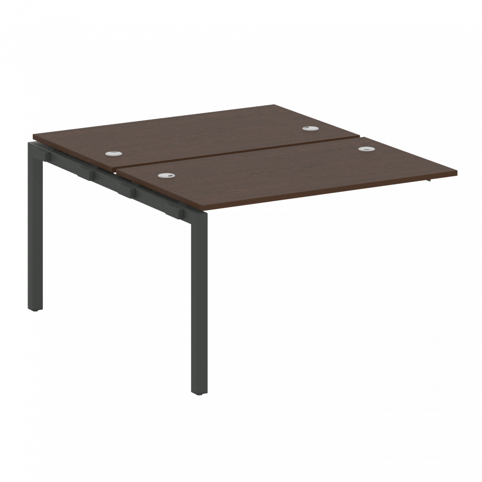 Metal System Quattro Проходной элемент рабочей станции на П-образном м/к 50БП.ПРС-СП-2.2 Венге Цаво/ Metal System Quattro Проходной элемент рабочей станции на П-образном м/к 50БП.ПРС-СП-2.2 Венге Цаво/