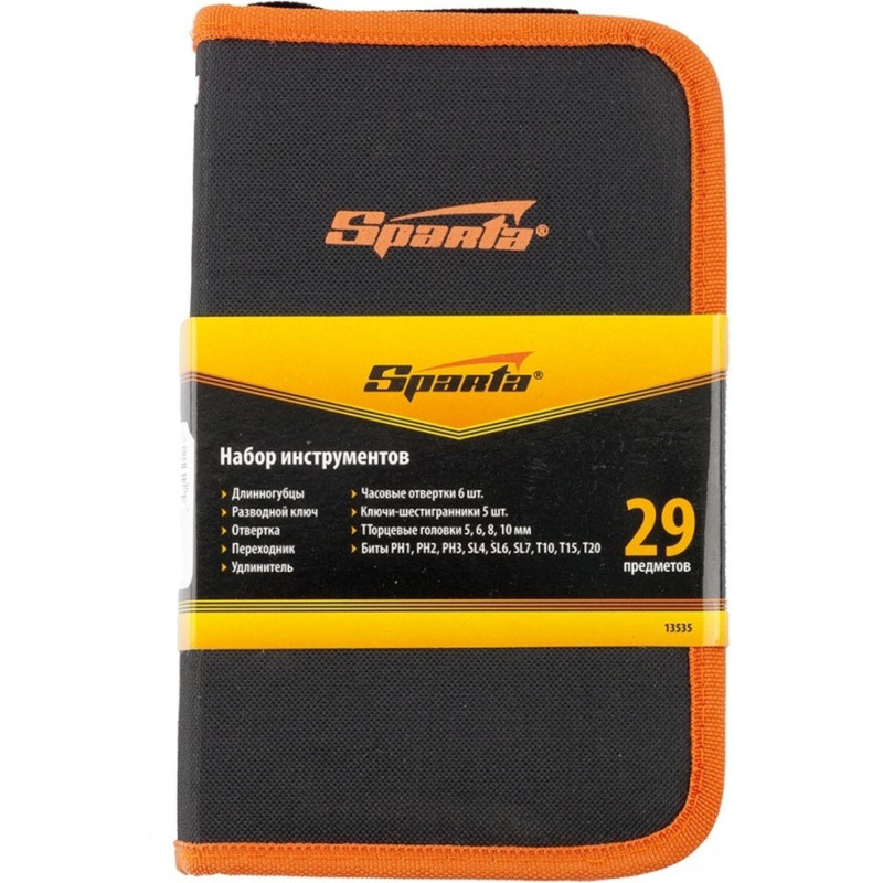 Набор инструмента SPARTA слесарно монтажный, 25 предметов (13534)