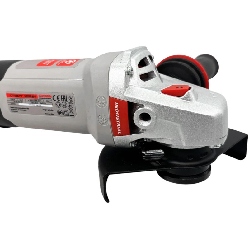 Шлифмашина угловая машина CROWN CT13677-125RSV