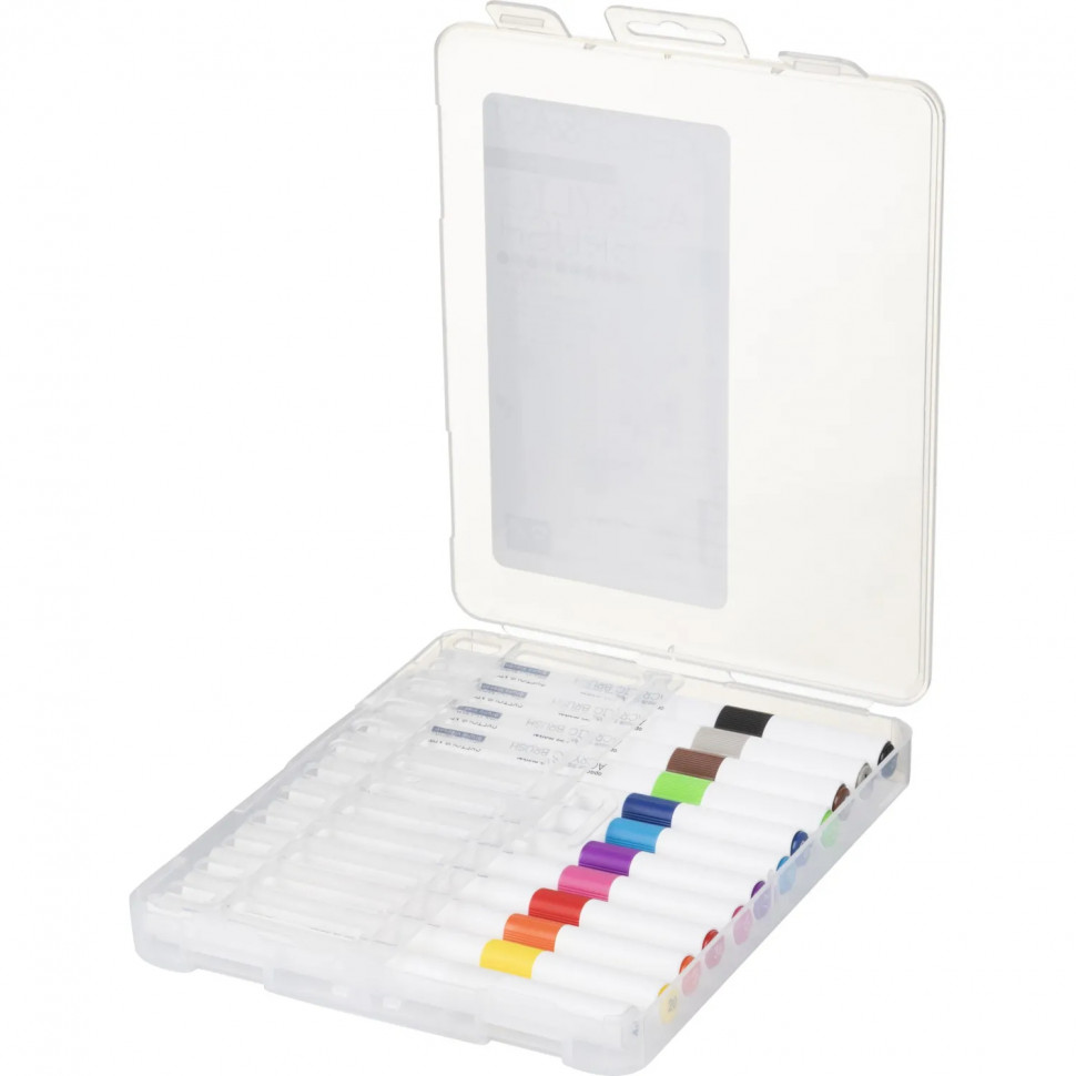 Набор маркеров кистей акриловых Sketch&Art, 12 ЦВ., 22-0155