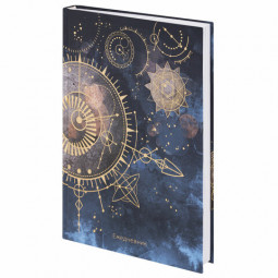 Ежедневник недатированный А5 (145х215 мм), ламинированная обложка с фольгой, 128 л., STAFF, "Astrology", 113519